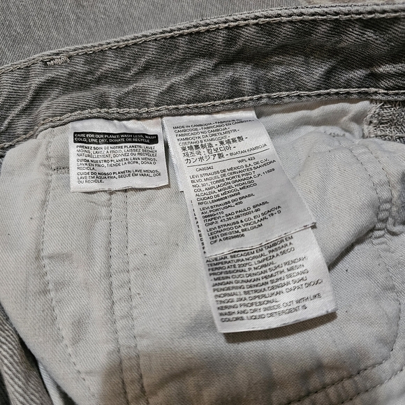 Levi's Gray Denim Carpenter Pants - Picture 6 of 7